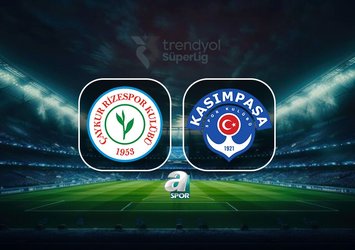 Rizespor-Kasımpaşa maçı bilgileri!