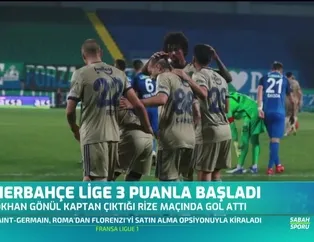 Fenerbahçe lige 3 puanla başladı