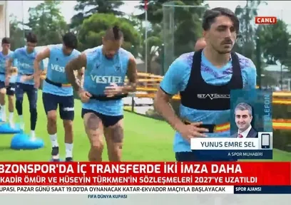 Trabzonspor'da iç transferde iki imza daha!