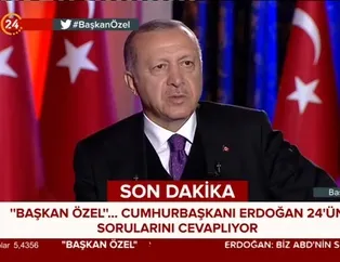 Başkan Erdoğan'dan Şenol Güneş açıklaması