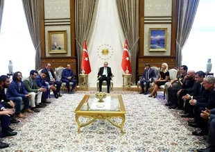 Spor ve sanat camiasından Erdoğan'a ziyaret