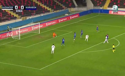 GOL | Gaziantep FK 1-0 Karabük İdmanyurdu
