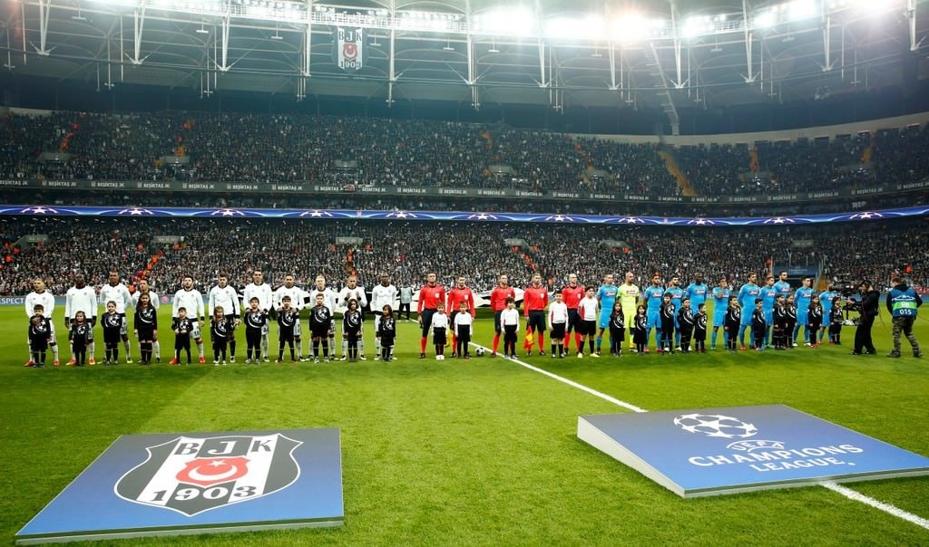 Beşiktaş-Napoli karşılaşmasından kareler