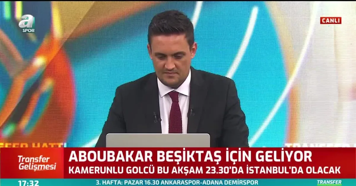Aboubakar saat 23.30'da İstanbul'a geliyor