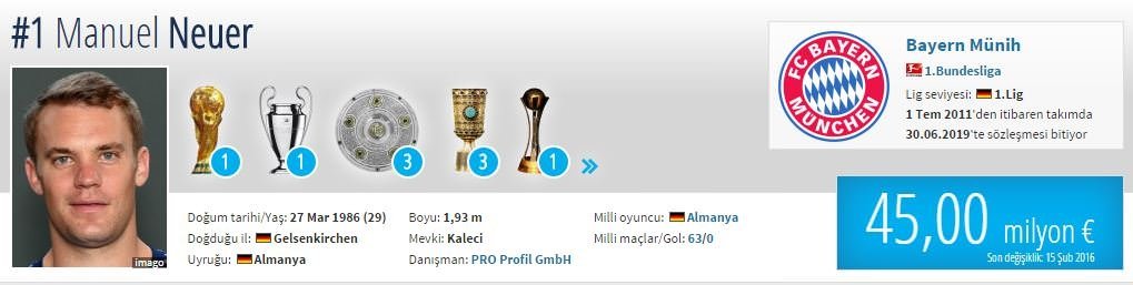 En değerli futbolcular