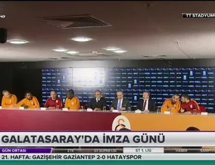 Galatasaray'da yeni transferler imzaladı