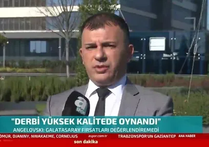 Igor Angelovski A Spor'a konuştu! "G.Saray iyi oynadı ancak..."