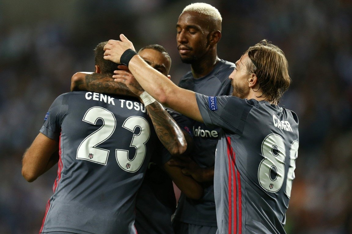 Porto-Beşiktaş karşılaşmasından kareler