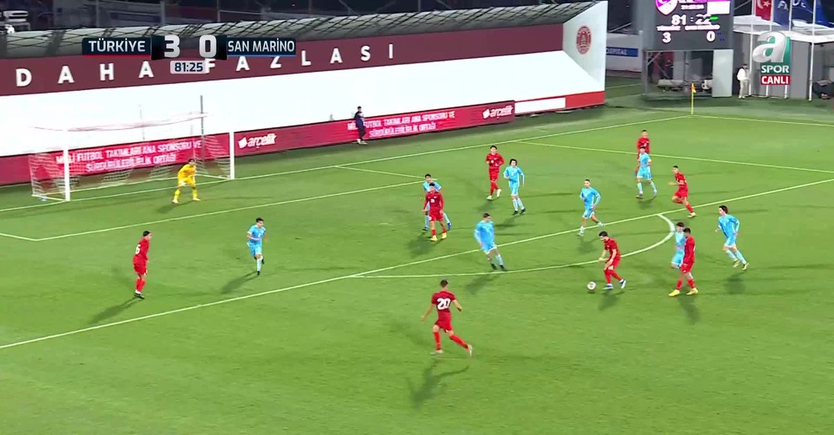 GOL | Türkiye U21 4-0 San Marino U21
