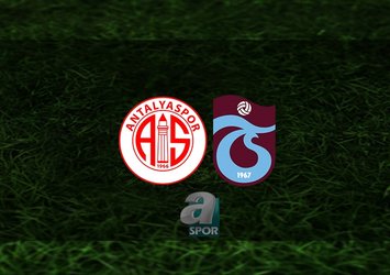 Antalyaspor - Trabzonspor maçı ne zaman?