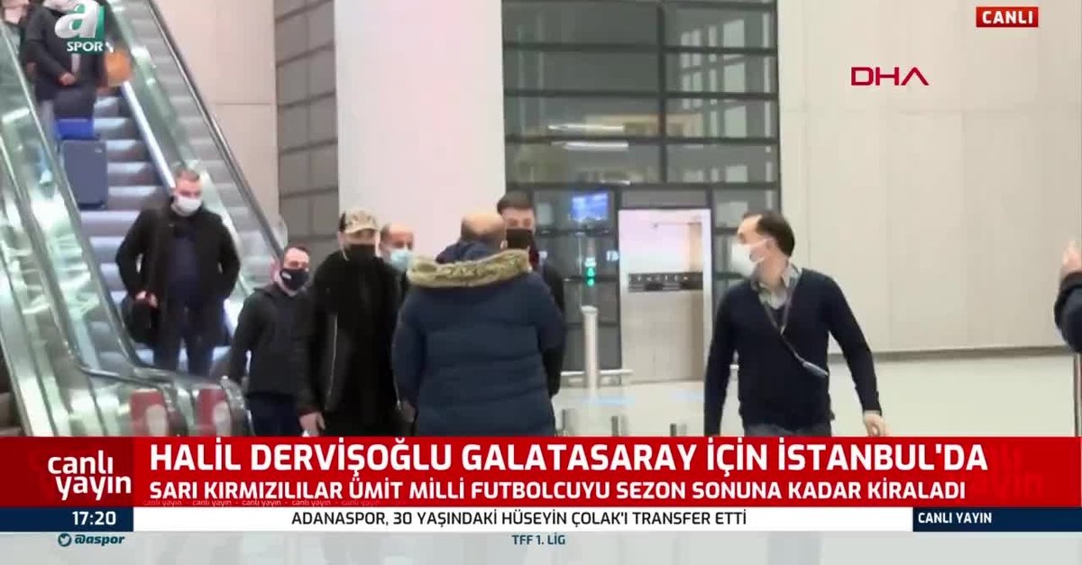 Yeni transfer Halil Dervişoğlu İstanbul'a geldi!