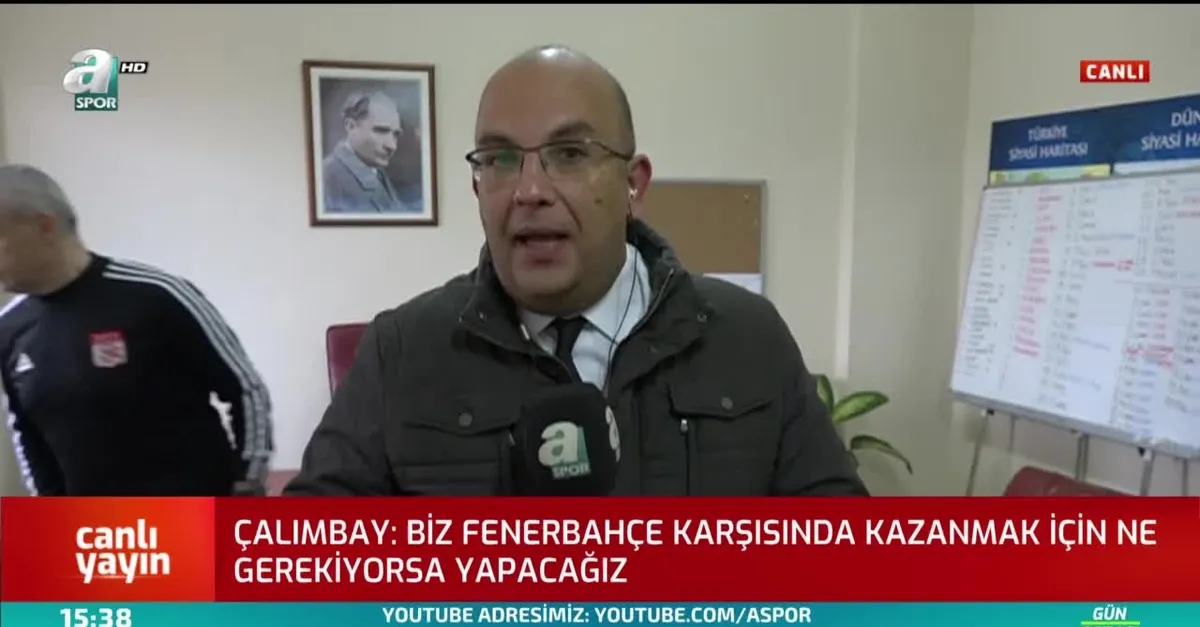 Rıza Çalımbay: Fenerbahçe maçında galip gelmek istiyoruz