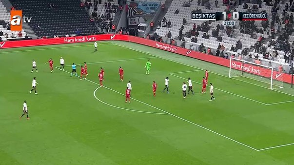 GOL | Beşiktaş 3-0 Ankara Keçiörengücü (MAÇ SONUCU-ÖZET)