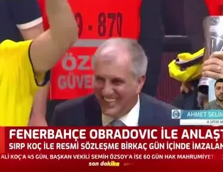 Fenerbahçe Beko Obradovic ile anlaştı!