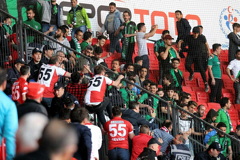 Samsunspor - Denizlispor maçı sonrası gerginlik - 1