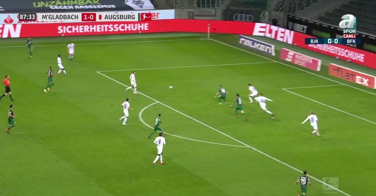 GOL | M'gladbach 1-1 Augsburg