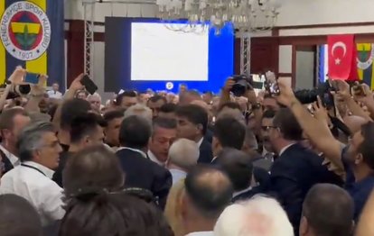 Fenerbahçe’nin Yüksek Divan Kurulu’nda olay! İşte o anlar...