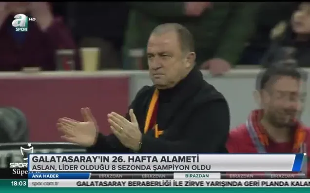 Galatasaray'ın 26. hafta alameti