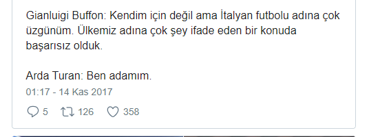 Buffon ağladı Arda Turan gündem oldu!