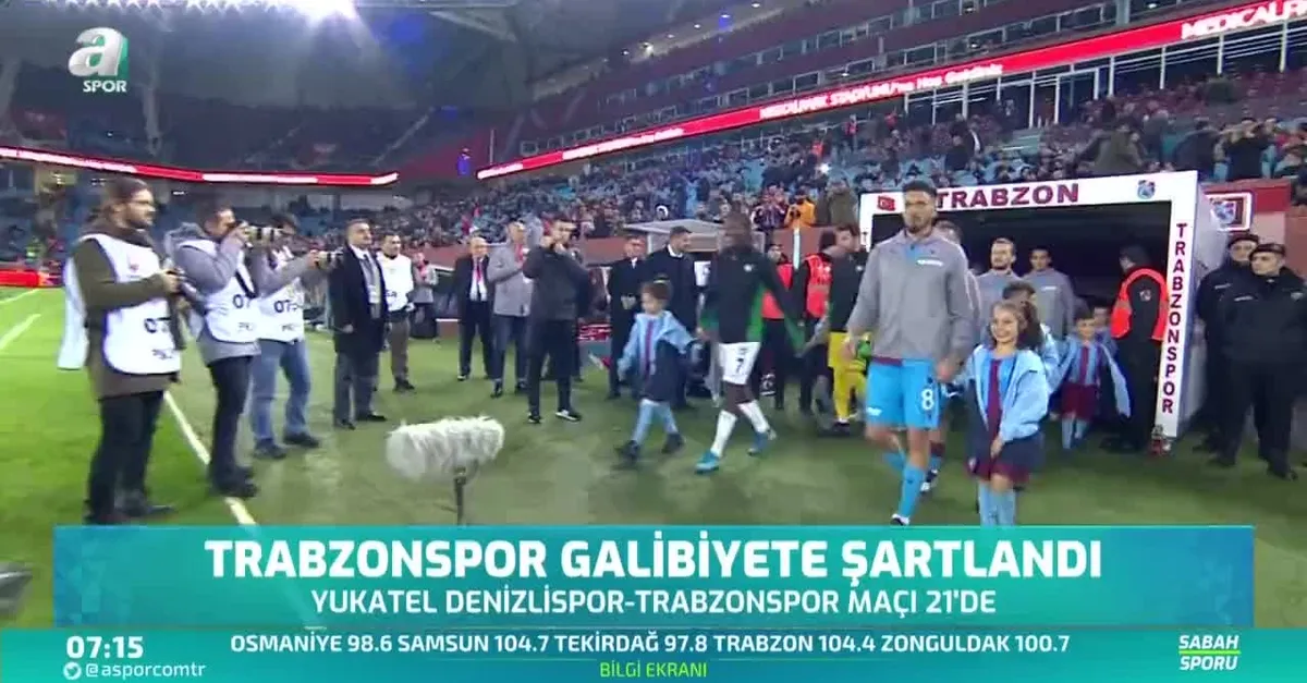 Trabzonspor galibiyete şartlandı