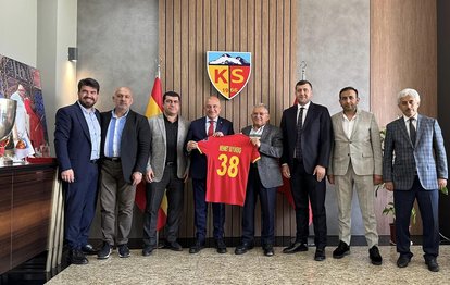 Türkiye Futbol Federasyonu Başkanı Mehmet Büyükekşi’den Kayserispor’a ziyaret