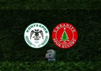 Konyaspor - Ümreniyespor maçı saat kaçta?