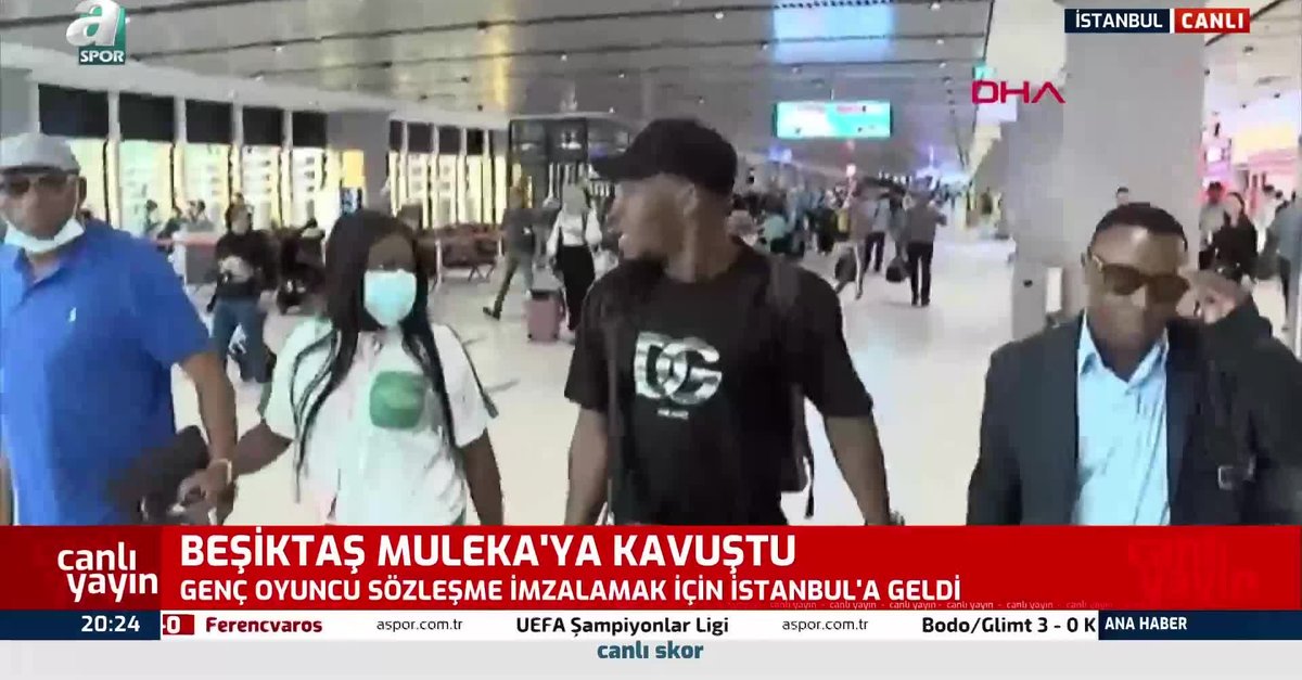 Beşiktaş'ın yeni transferi Jackson Muleka İstanbul'a geldi!