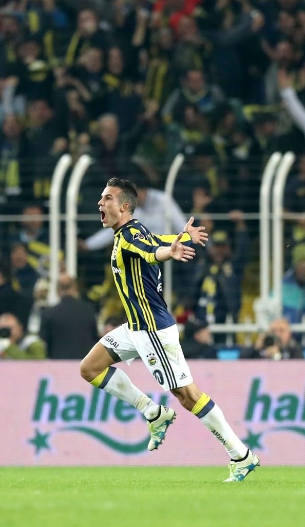 Fenerbahçe-Galatasaray karşılaşmasından kareler