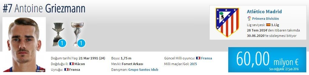 En değerli futbolcular