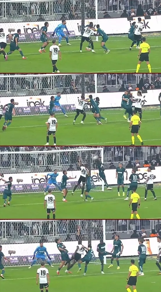 Dolmabahçe'de Beşiktaş lehine penaltı kararı! - 1