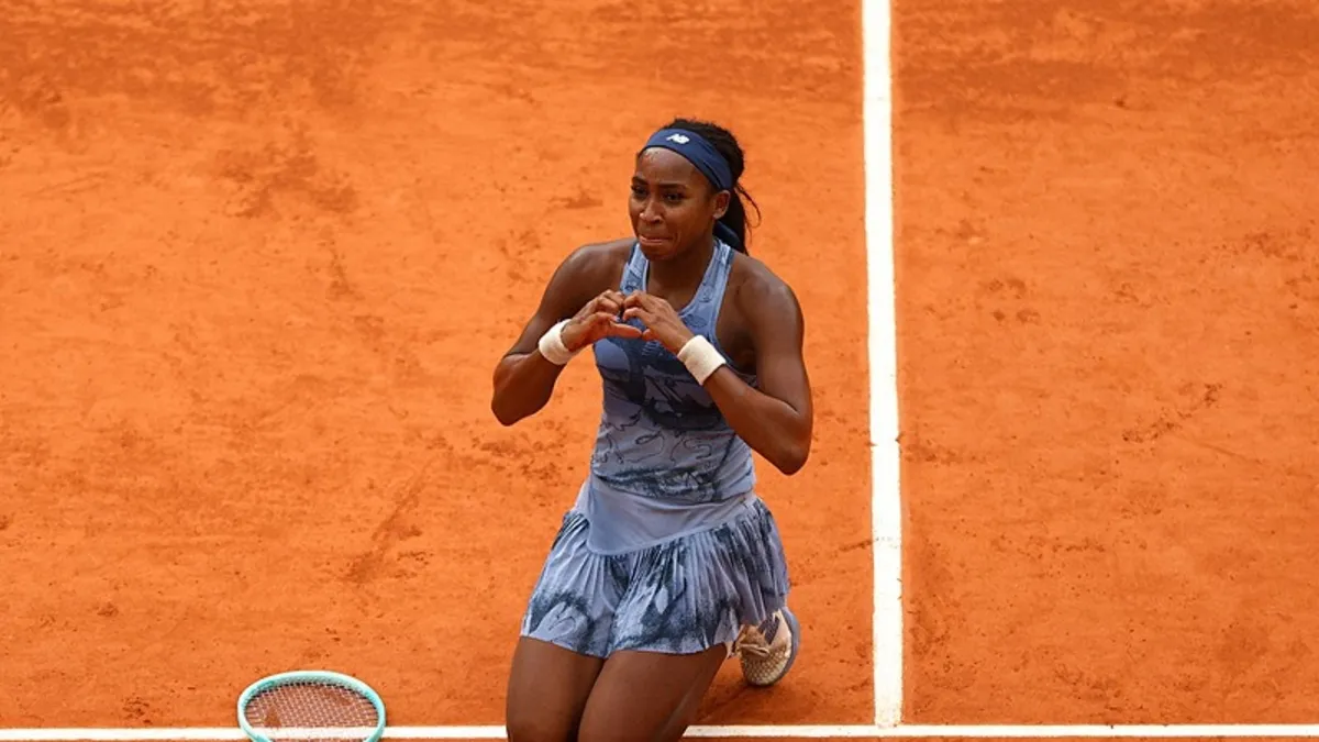 Fransa Açık'ta şampiyon Coco Gauff
