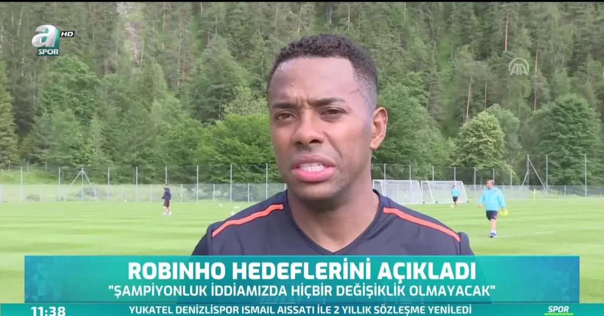 Robinho: "Bir değişiklik yok"