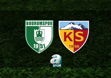 Bodrumspor - Kayserispor maçı saat kaçta?