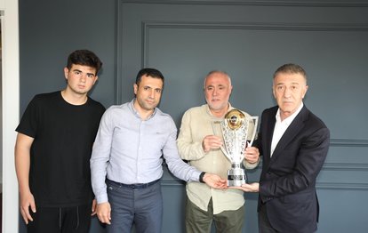 Trabzonspor Başkanı Ahmet Ağaoğlu’dan Ahmet Çalık’ın ailesine ziyaret!