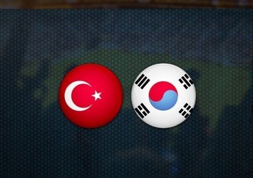 Türkiye-Güney Kore | CANLI