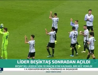 Lider Beşiktaş sonradan açıldı!
