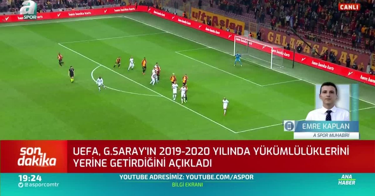 UEFA'dan Galatasaray açıklaması