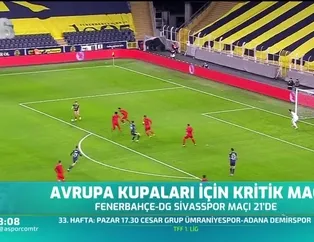 Avrupa kupaları için kritik maç