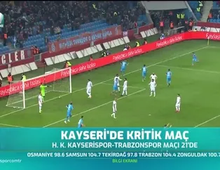 Kayseri'de kritik maç