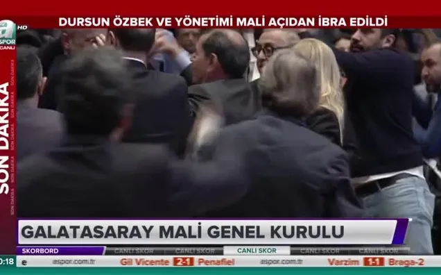 Dursun Özbek ve yönetimi ibra edildi