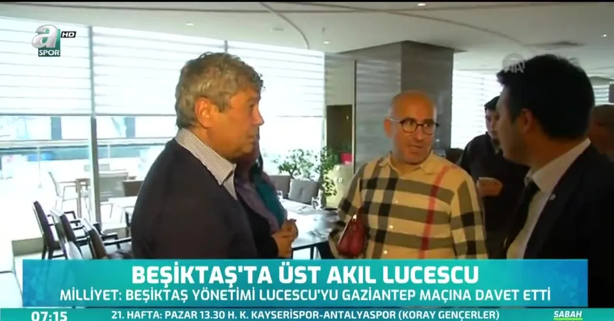 Beşiktaş'ta üst akıl Lucescu