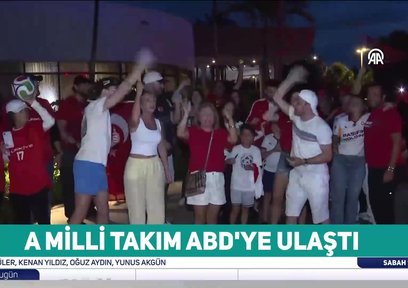 A Milli Takımımız, ABD’ye ulaştı!
