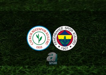 Rizespor - Fenerbahçe maçı ne zaman?