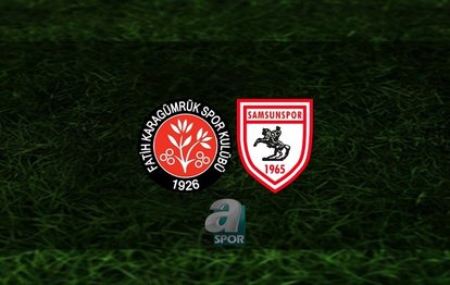 VavaCars Fatih Karagümrük - Yılport Samsunspor | CANLI FATİH KARAGÜMRÜK - SAMSUNSPOR | CANLI ANLATIM