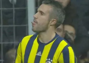 Van Persie'den şok hareket