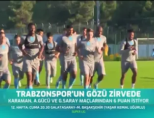 Trabzonspor'un gözü zirvede