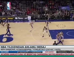 NBA yıldızından anlamlı mesaj