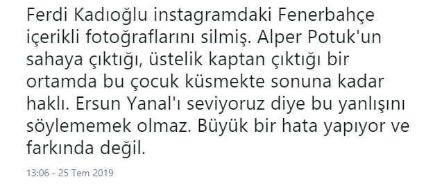 Fenerbahçe’de Ferdi Kadıoğlu isyanı! Alper Potuk...