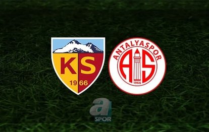 Kayserispor - Antalyaspor maçı CANLI