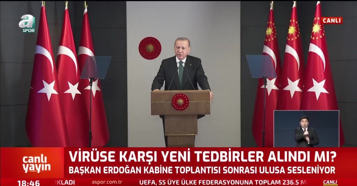 Başkan Erdoğan yeni sokağa çıkma yasağını duyurdu